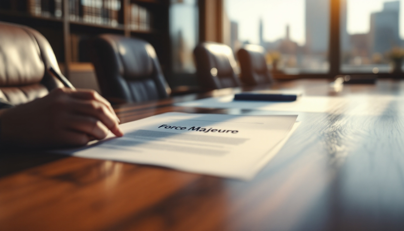 La notion de force majeure dans les contrats : tout ce qu'il faut savoir