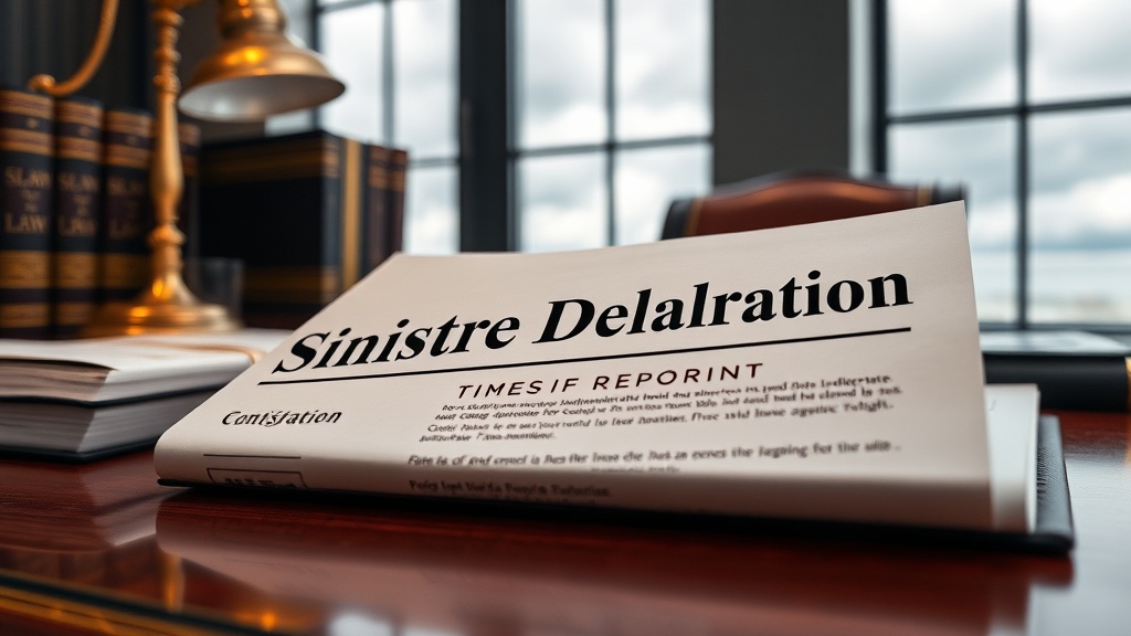 Quelles sont vos obligations en matière de délai déclaration sinistre
